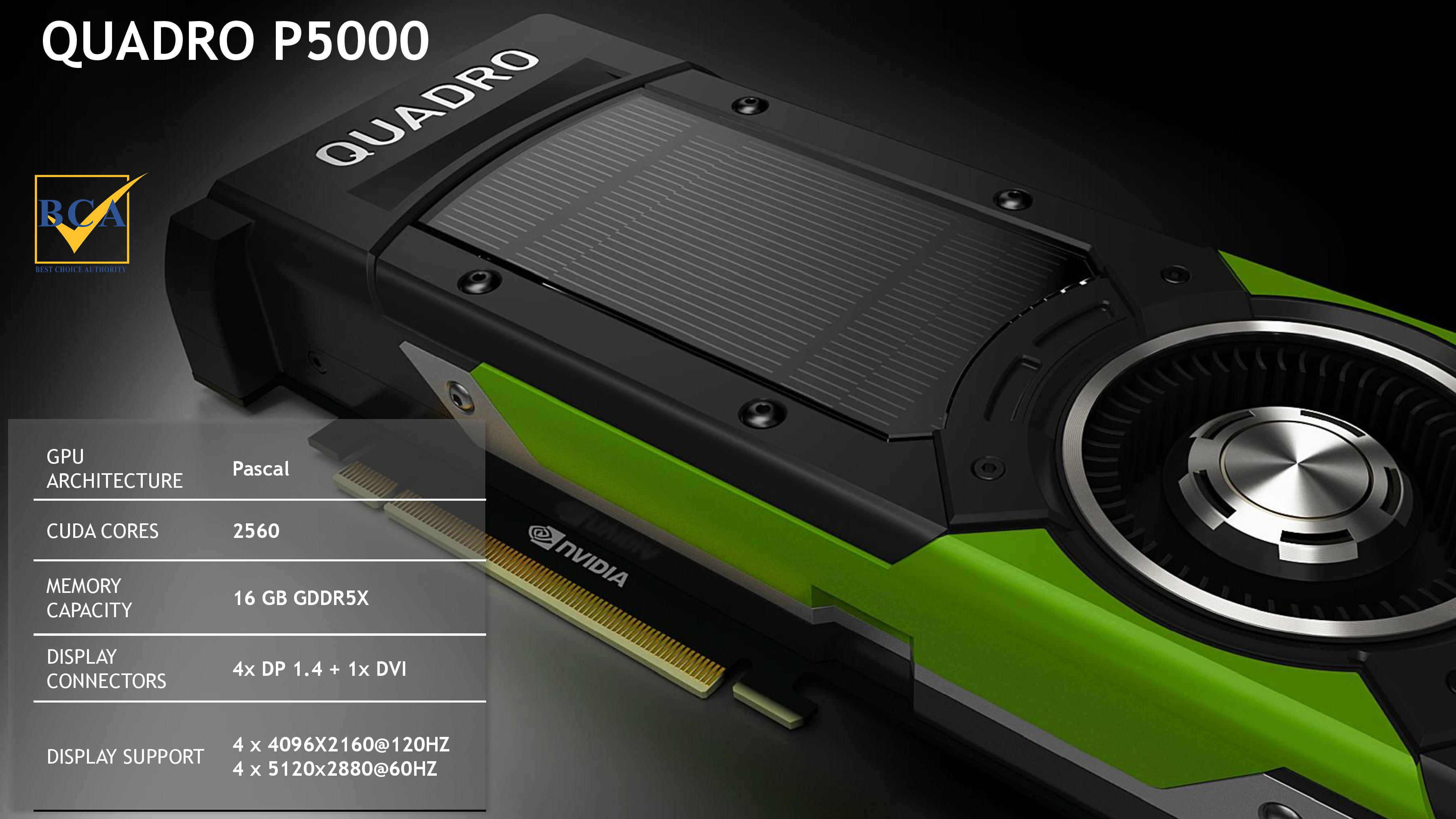 Quadro P5000 NVIDIA - グラフィックボード Graphics 16GB 0 | card